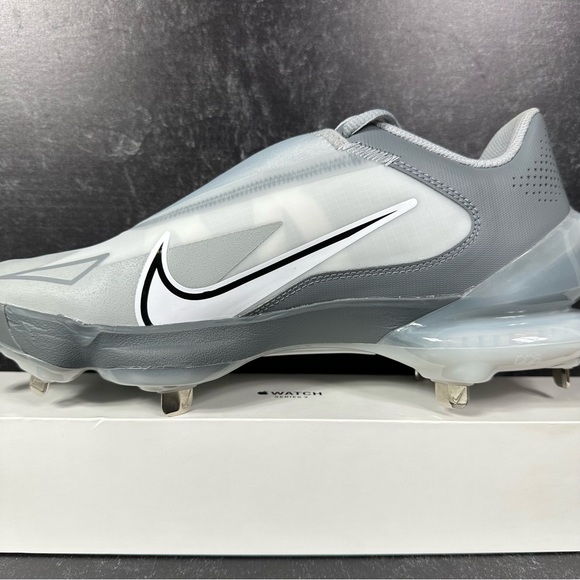 FORCE ZOOM TROUT 8 PRO WOLF GREY GRAY MENS BASEBALL CLEATS SIZE 8.5 METAL STUDS - Picture 8 of 10